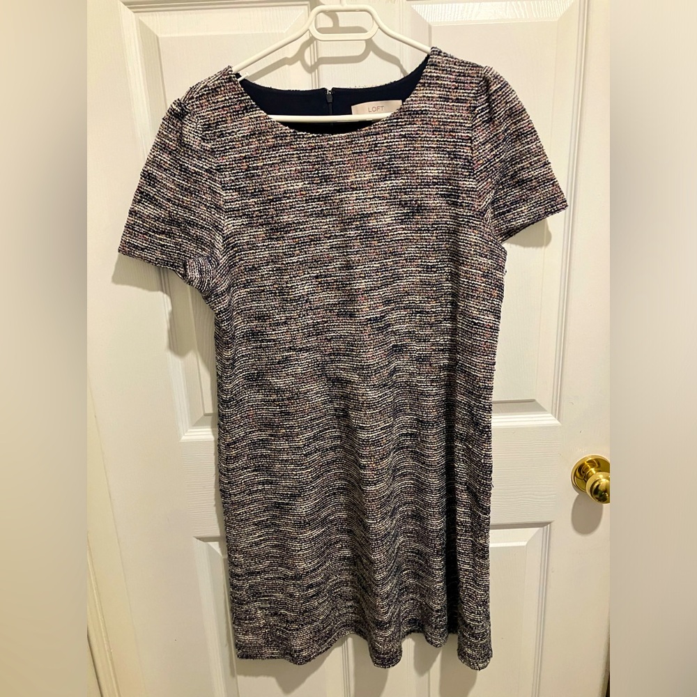 LOFT Tweed Cocktail Dress